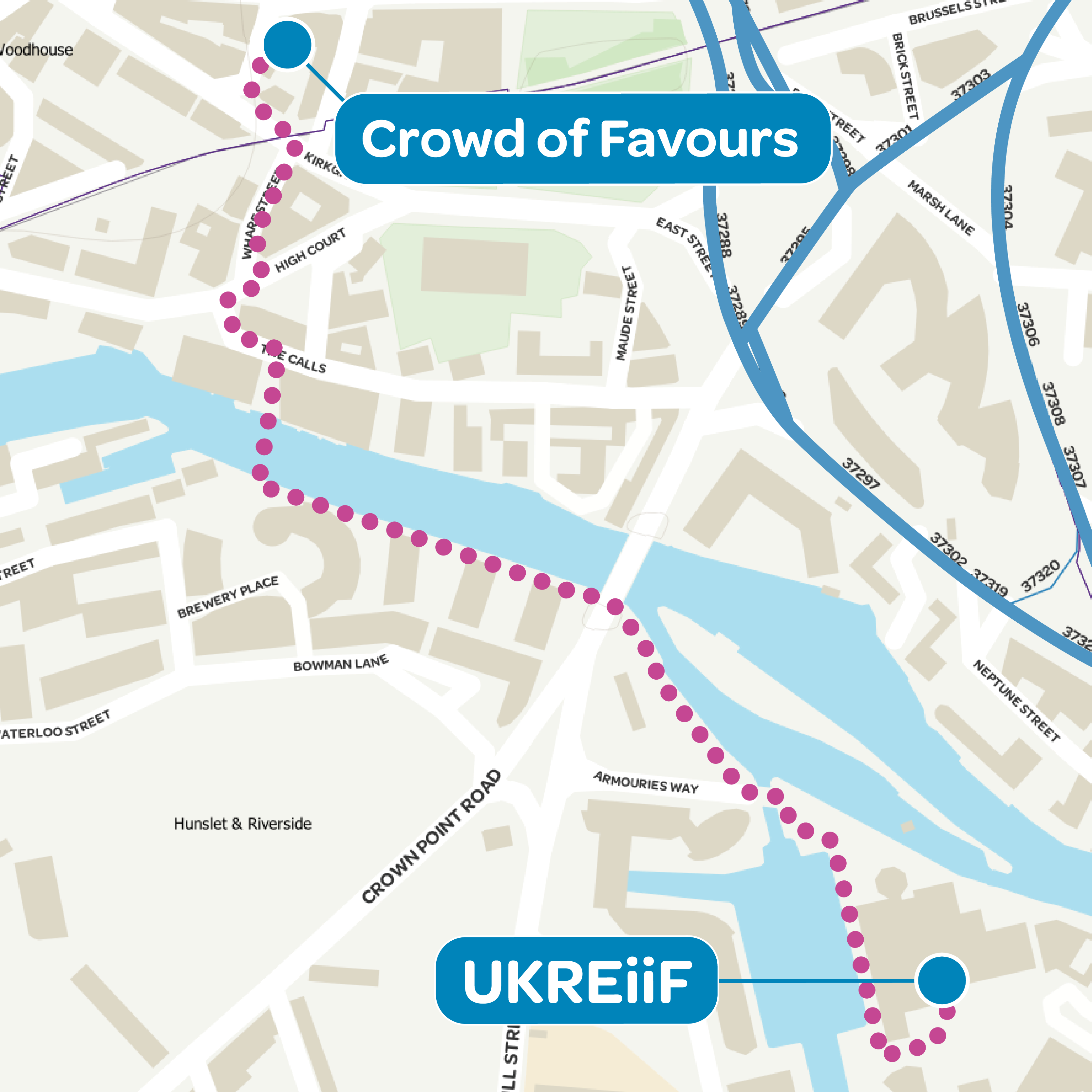 UKREiiF to Crowd of Favours map