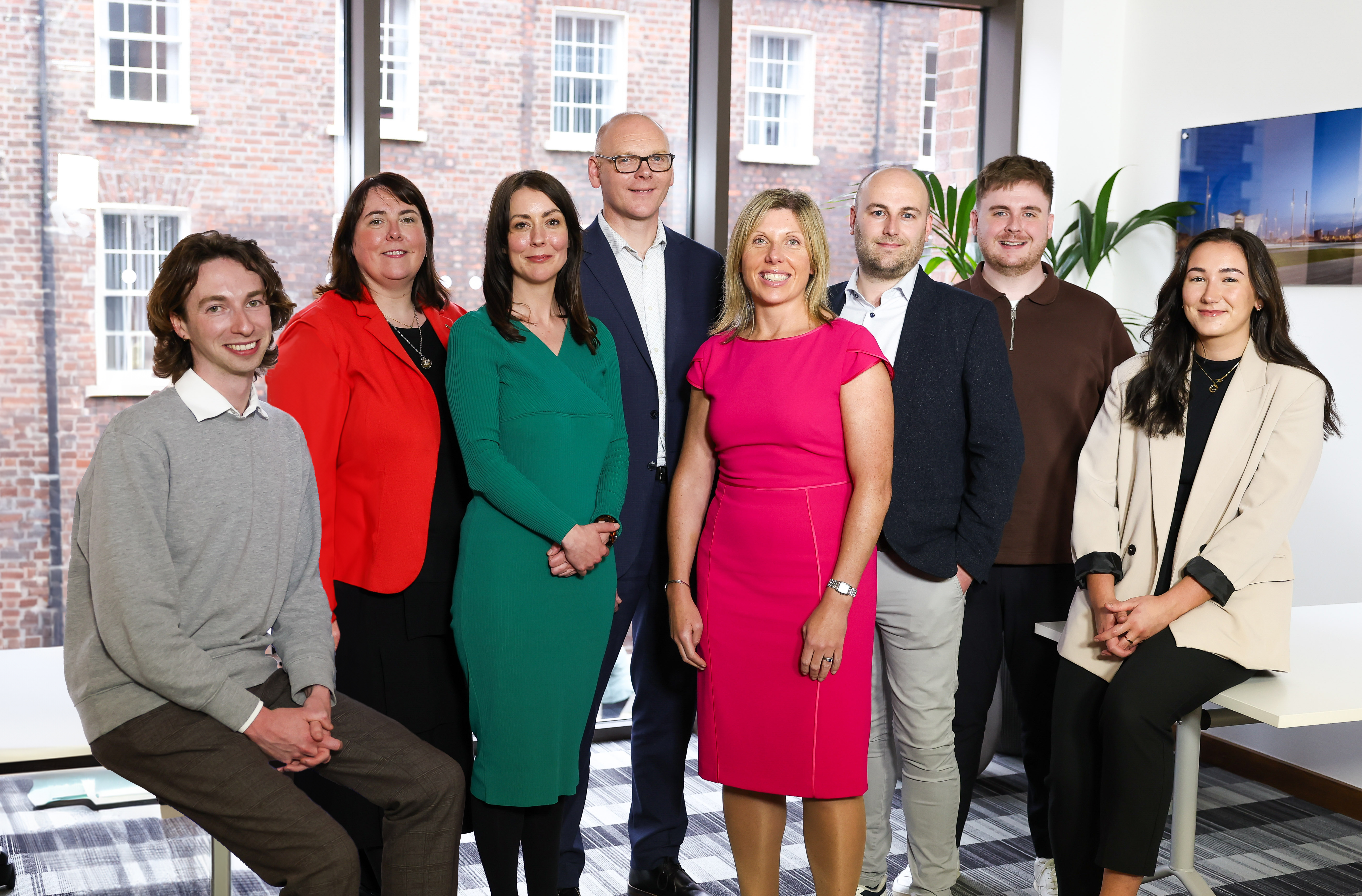 L-R: Leo Kilkenny, Rosemary Daly, Catherine Norris, Michael Gordon, Angela Wiggam, Andrew Smith, Ryan Watt, Aoife Byrne