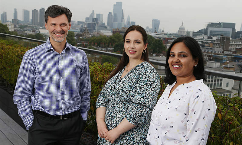 Andy Rumfitt, Ada Brahimi and Bindu Pikkyarath