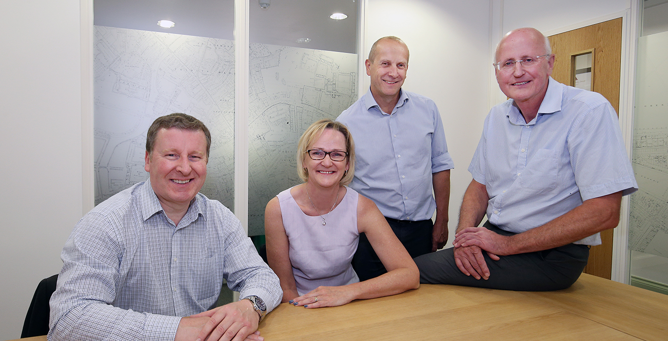 The Cambridge director team (left to right): Steven Kosky, Jenny Page, Jon Burgess, Andy Thompson, Sid Hadjioannou (not pictured)