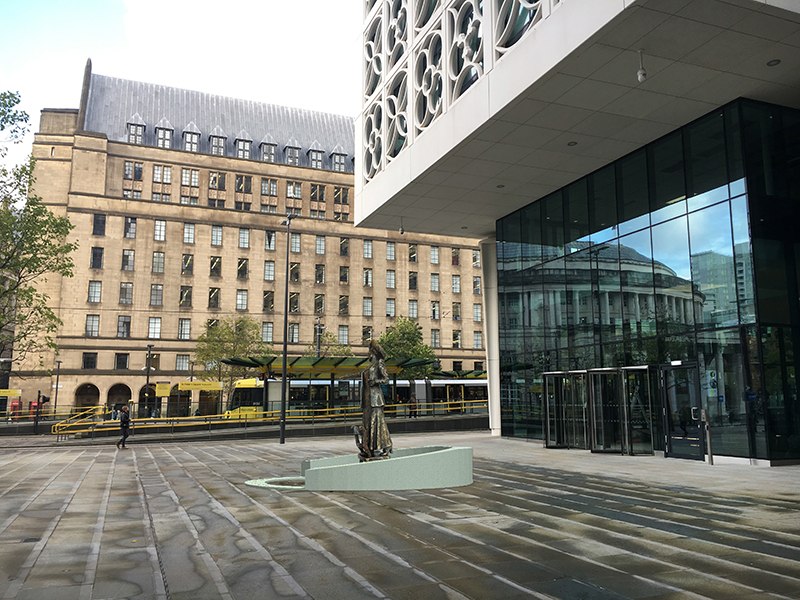 Emmeline Pankhurst statue in Manchester